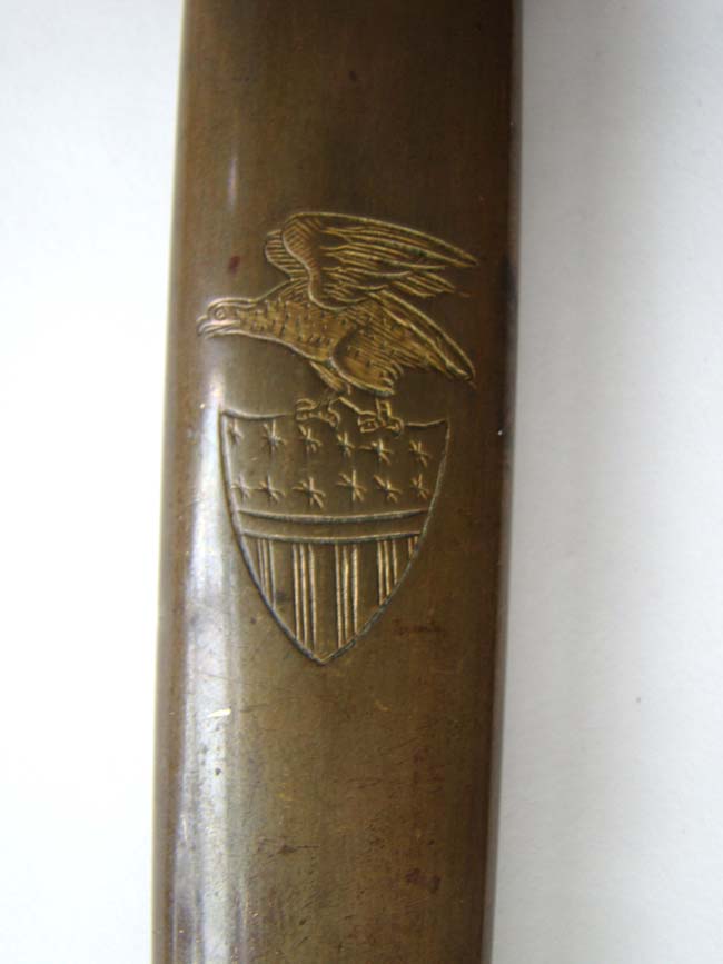 A fine American eagle pommel Naval officer's sword circa 1815-1825 — image 5